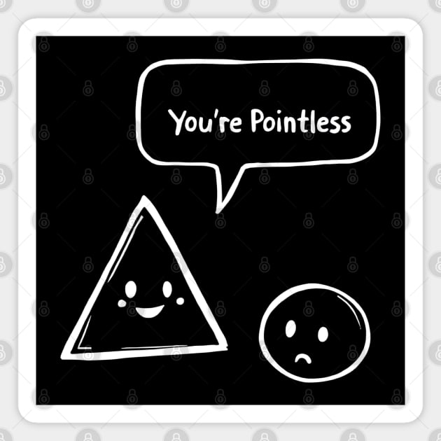 Pointless Triangle vs. Sad Circle Magnet by MakerMind8.2